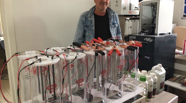 Edirneli Mühendisten gübre üretim makinesi