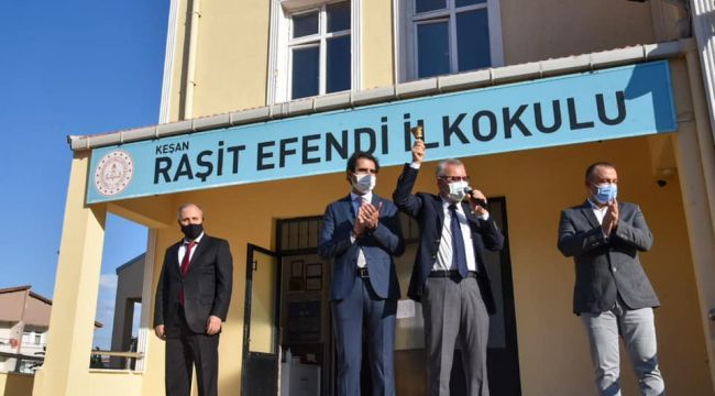 İlk ders zili Başkan Helvacıoğlu’ndan