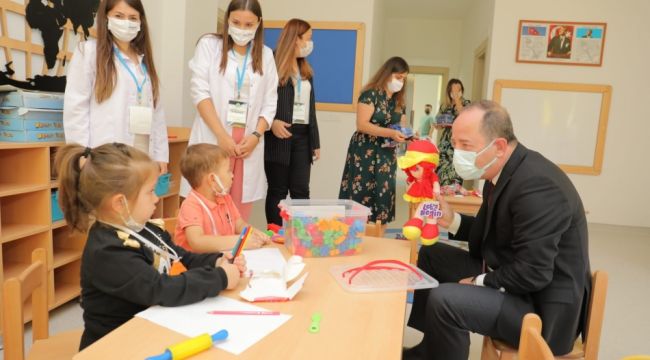 Kreşte ilk gün heyecanı