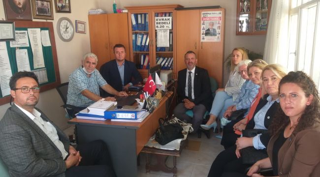Memleket Partisinden muhtarlara ziyaret