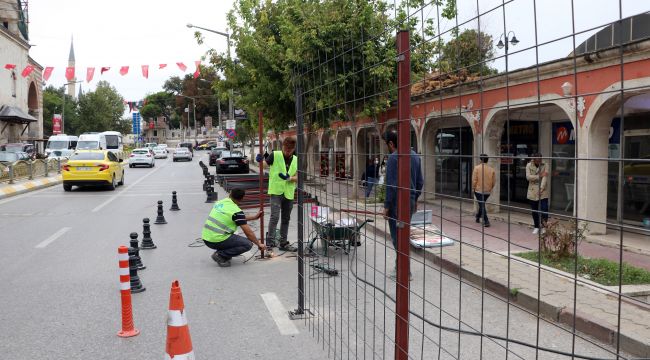 Selimiye meydanının düzenlenmesi için çalışmalara başlandı