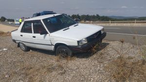 Trafik kazasında 1 kişi yaralandı