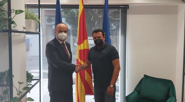 Vali Canalp Başbakan Zaev ile görüştü