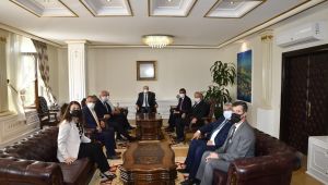 Vali Canalp'e ziyaretler