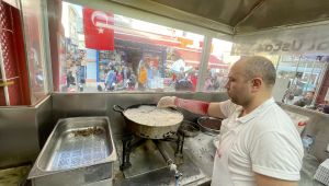 Ciğer ustaları yoğunluktan siparişlere zor yetişti