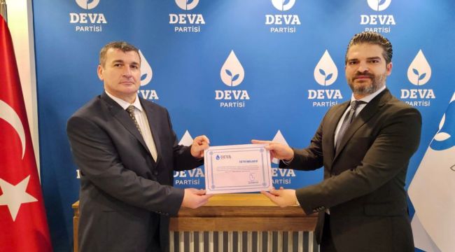 DEVA’nın Keşan ilçe başkanlığına Harmanlı atandı