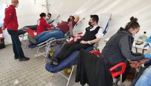 İl Göç İdaresi personelinden, kan bağışı