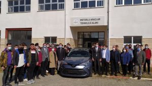 Keşan Mesleki ve Teknik Anadolu Lisesi'ne otomobil hibe edildi