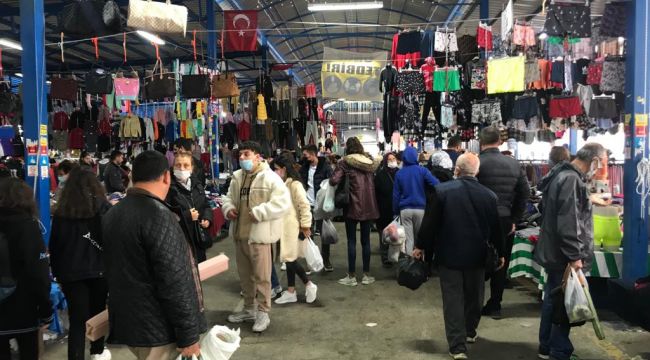 Komşu haftalık ihtiyacını pazardan alıyor