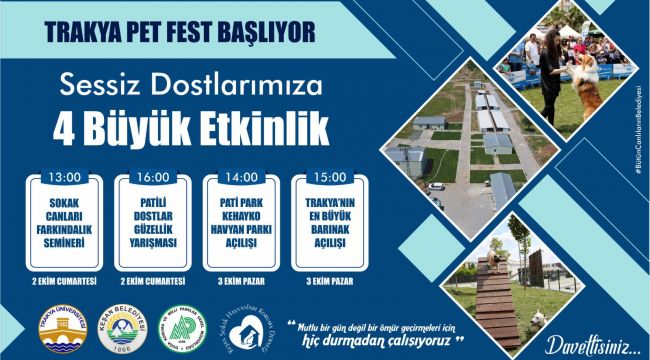 Trakya’nın en büyük hayvan barınağı açılıyor
