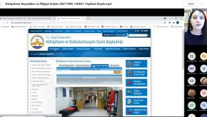 TÜ’de kütüphane kaynakları ve bilgiye erişim semineri düzenlendi