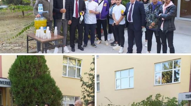 Yeni gelen öğrencilere tatlı sürpriz
