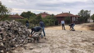 Yol yapım çalışmaları sürüyor