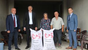 Yüzde 75 hibeli yem bitkisi tohumu dağıtıldı