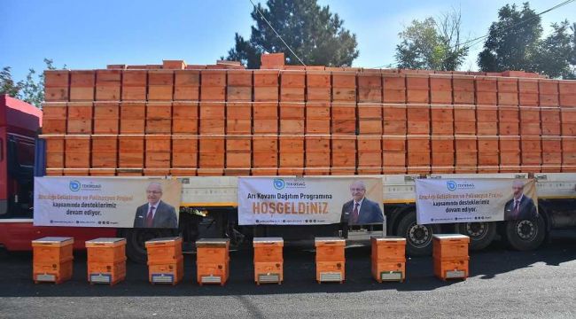 Bin 138 kişiye 22 bin 293 kovan dağıtıldı