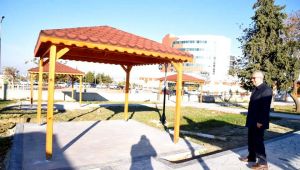 Devlet hastanesinin çevresi yenileniyor