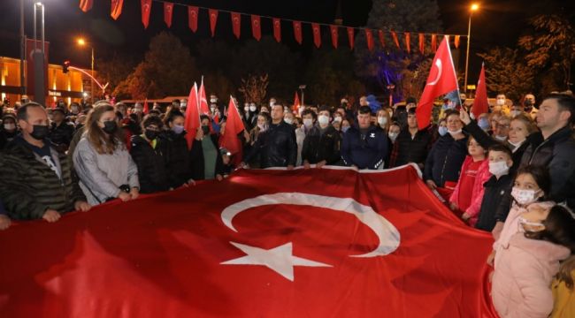 Edirne'de Cumhuriyet coşkusu yaşandı