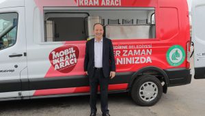 Gürkan, belediyenin yeni araçlarını tanıttı