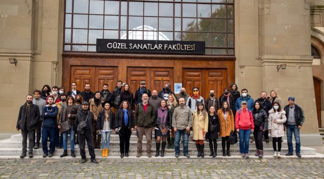 Güzel sanatlar fakültesinde sanat söyleşileri devam ediyor