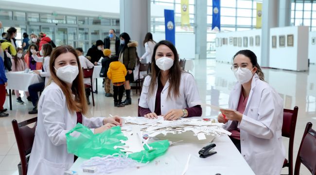 Minik öğrencilere ağız ve diş sağlığı eğitimi