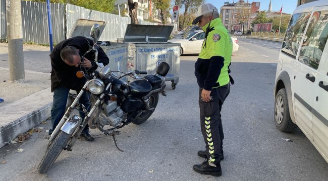 Polise mukavemet eden sürücü gözaltına alındı