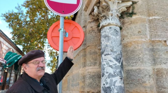 Selimiye’de 2 bin yıllık tapınak sütunu