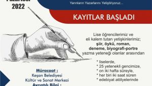 25 gence yazarlık eğitimi verilecek