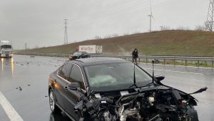 Arda, trafik kazası geçirdi