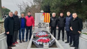 Atlı, mezarı başında anıldı