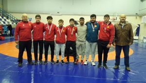 Güreş turnuvasında TB’den 5 madalya