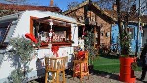 Karavan kafeye büyük ilgi
