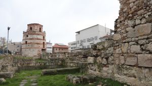 Makedon Kulesi'nde restorasyon başladı