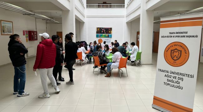 MYO’da ağız ve diş sağlığı taraması yapıldı