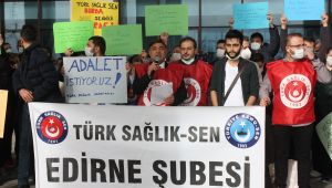 Sağlık çalışanları iş bıraktı
