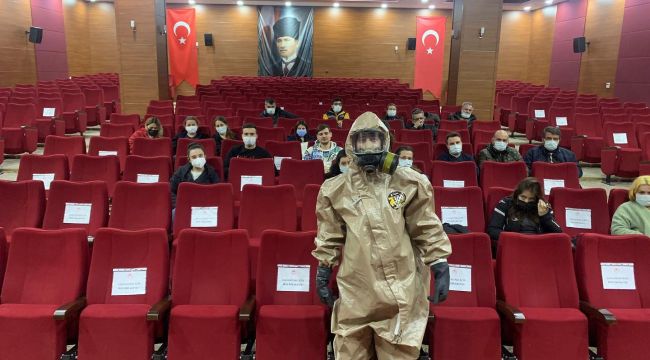 Sağlık Müdürlüğünden KBRN eğitimi