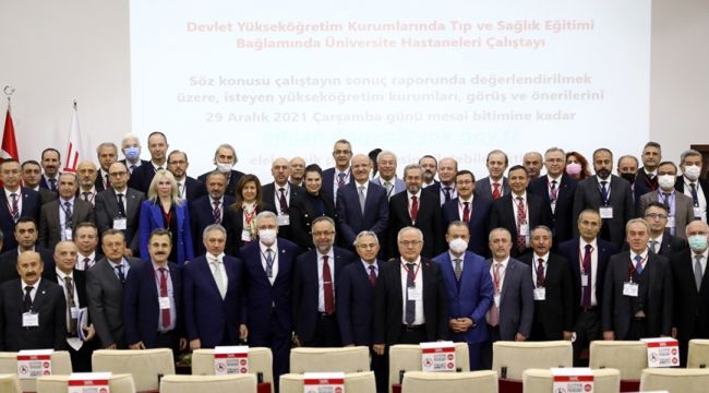 Tabakoğlu, YÖK çalıştayı’na katıldı