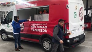 Tır şoförlerine sıcak çorba ikramı