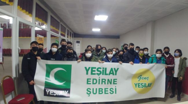 Yeşilay'dan Süloğlu'na ziyaret