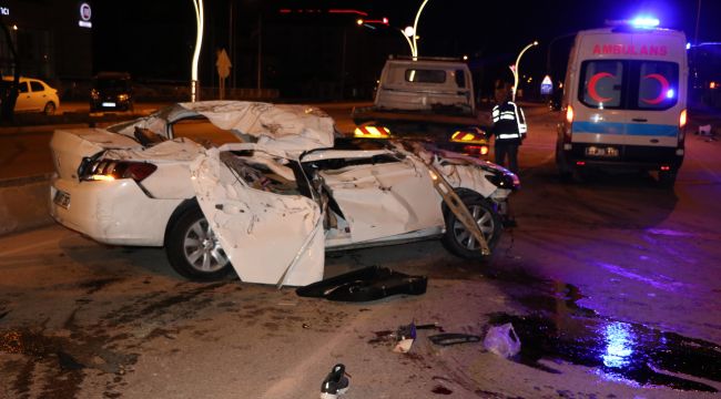 Feci kazada 1 kişi öldü, 3 kişi yaralandı