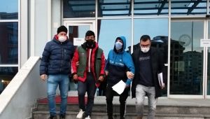 Hırsızlık hükümlüsü ile şüphelisi tutuklandı