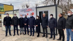 Hızlı PCR testi merkezi açıldı