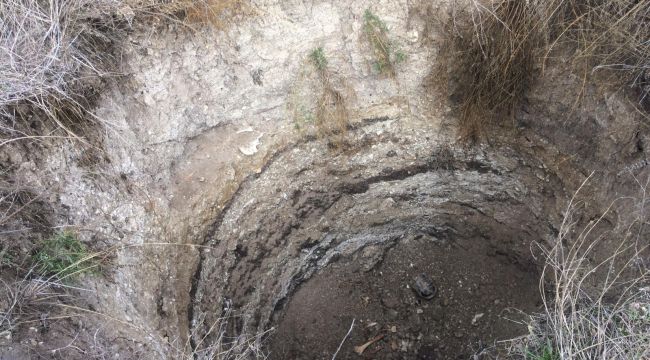 Höyük kısmen tahrip edildi
