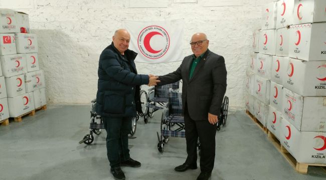 KİSEV’den Azerbaycan’a tekerlekli sandalye
