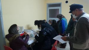 Köylerde Kovid-19 aşılamasına devam