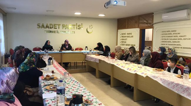 Saadet’li kadınlar çalışmalara hız verdi
