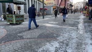 Trakya’da ‘ayaz’ etkisini sürdürdü