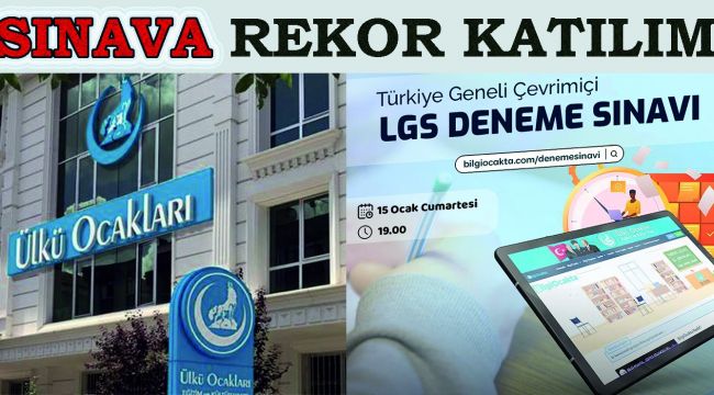 Ülkü Ocakları’ndan Çevrimiçi Deneme Sınavı
