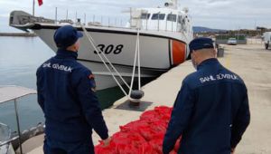 1 ton kaçak kum midyesi ‘Serdar 7M’ radarında
