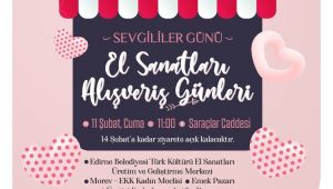 Belediyeden sevgililer günü etkinliği