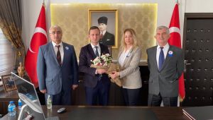 Güleç KaymakamGüngör'ü ziyaret etti.
